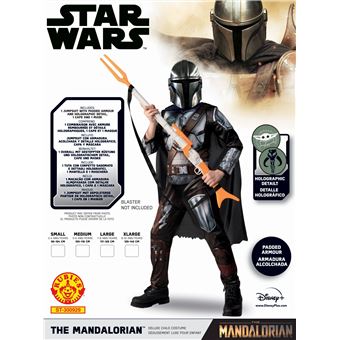 Déguisement classique Star Wars The Mandalorian Taille M