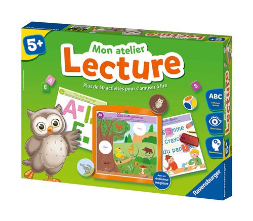 Acheter Jeu éducatif Mon atelier Lecture Ravensburger État correct - 13,00 € Jeu éducatif Mon atelier Lecture Ravensburger État correct - Ravensburger reconditionné disponible sur Fnac