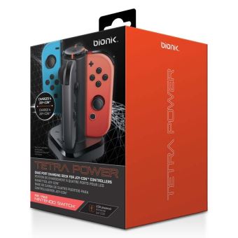 Station de chargement Bionik pour 4 Manettes Joy-Con