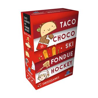 Jeu d'ambiance Blue Orange Taco Choco Ski Fondue Hockey