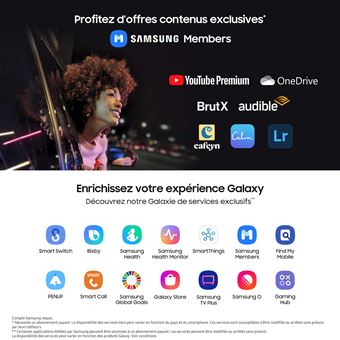 Smartphone Samsung Galaxy A55 6,6" 5G Nano SIM 128 Go Bleu nuit