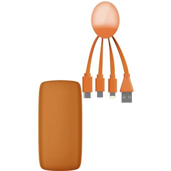 Kit chargeur de secours Xoopar Powerpack Weekender 5000mAh Orange