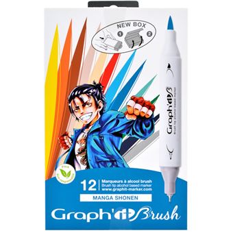 Bloc Manga Graph'it 25 Feuilles 300g - Papier Extra Blanc Pour Marqueurs Alcool Format A5