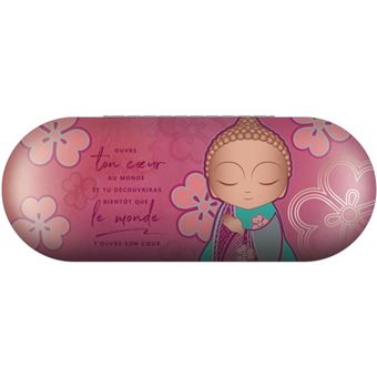 Etui à lunettes Little Buddha Ouverture Rose