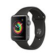 Apple Watch Series 3 42 mm Boîtier en Aluminium Gris sidéral avec Bracelet Sport Noir