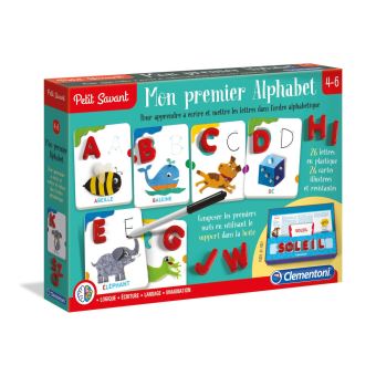Mon premier alphabet Clementoni - Jeu écriture et lettres - Achat ...