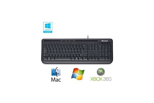 Clavier Filaire Microsoft Wired 600 Noir Azerty