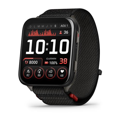 Montre connectée Garmin Venu® X1 Noir avec bracelet nylon