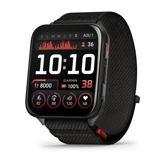 Montre connectée Garmin Venu® X1 Noir avec bracelet nylon ComfortFit Noir