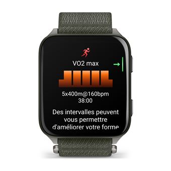 Montre connectée Garmin Venu® X1 Noir avec bracelet nylon ComfortFit Noir