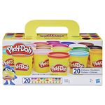 Pack 20 pots de Pâte à modeler Play-Doh La Pate Super couleurs