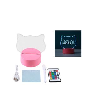ITOTAL LAMPE LED MESSAGE CHAT AVEC STYLO