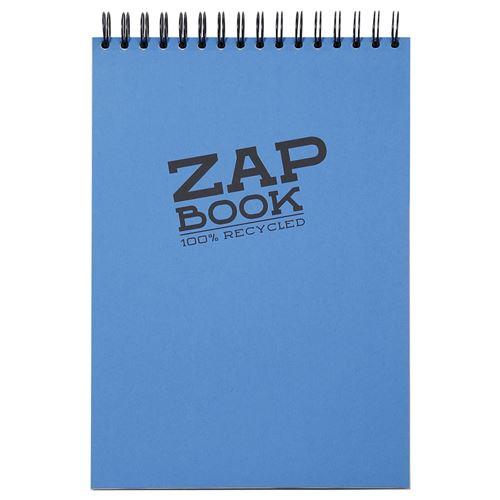Bloc spiral&eacute; Clairefontaine Zap Book A4&nbsp;160 feuilles Mod&egrave;le al&eacute;atoire