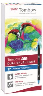 Set de 12 feutres Tombow France & Benelux Abt Dual Primaires