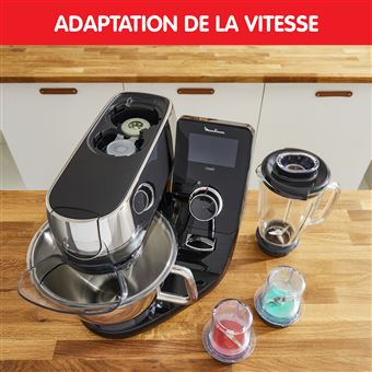 Kit de 3 accessoires Moulinex pour Robot Pâtissier Mix and Drink Box Coach et I-Coach Touch XF650012 Noir