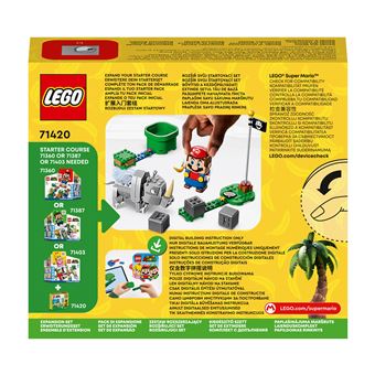 LEGO® Super Mario 71420 Ensemble d'extension Rambi le rhinocéros