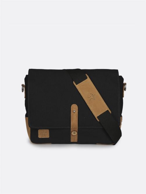 Sac à bandoulière Faguo Messenger Noir