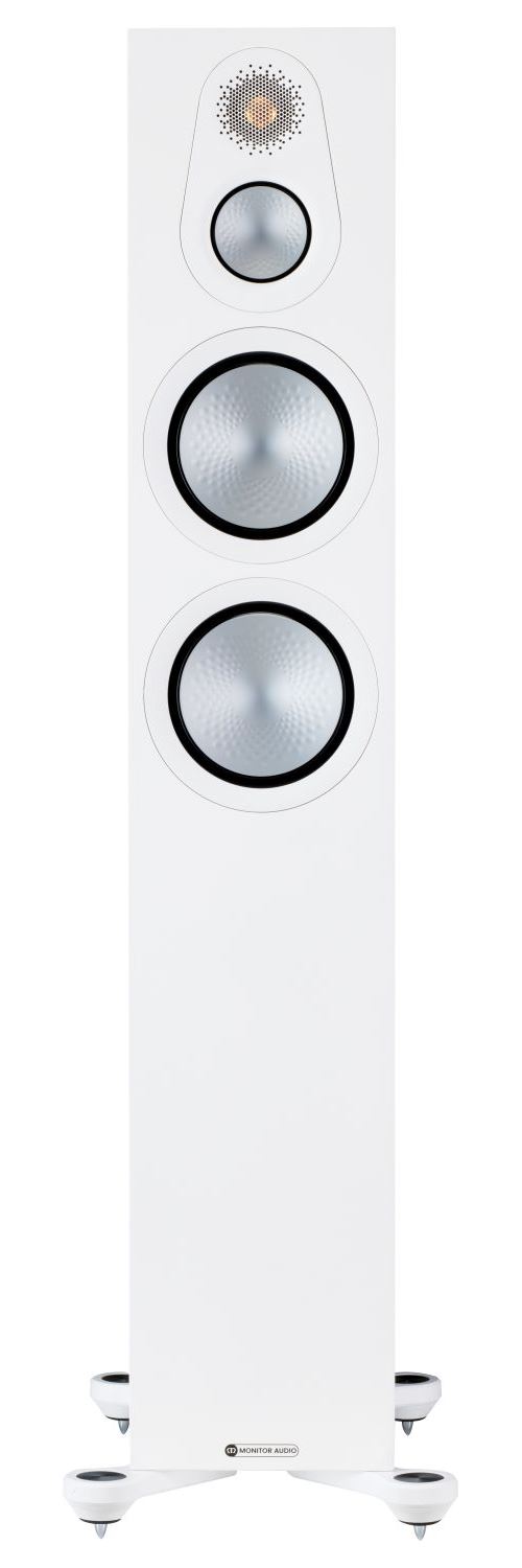 Enceinte Colonne Monitor Audio Silver 300 7G Blanc Satiné Vendue À L'Unité