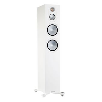 Enceinte colonne Monitor Audio Silver 300 7G Blanc satiné Vendue à l'unité