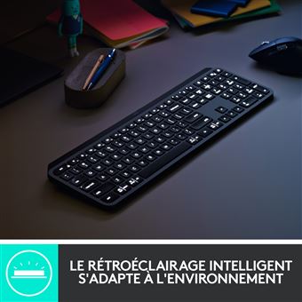 Clavier + Souris LOGITECH MK235 sans fil silencieux Logitech en multicolore