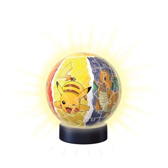 Puzzle 3D Ravensburger Ball Pokémon illuminé 72 pièces