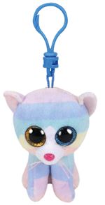 Porte-clés en peluche Ty Beanie Boo's Clip Heather Le chat Licorne