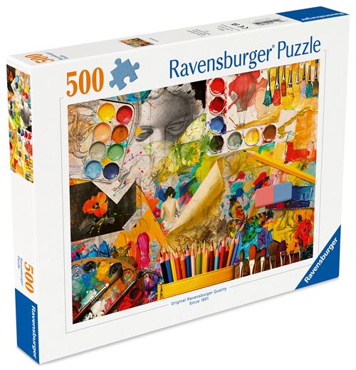 Puzzle 500 pièces : Studio d'art Ravensburger France