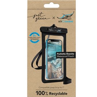 Pochette étanche universelle smartphone Seawag noir/vert B3X | Espace Pochette étanche universelle smartphone Seawag noir/vert B3X | Espace