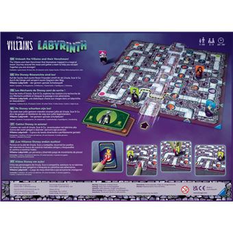 Jeu classique Ravensburger Labyrinthe Disney Villains