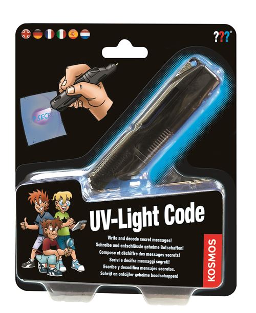 Kosmos expérimentateur du code de la lumière UV junior