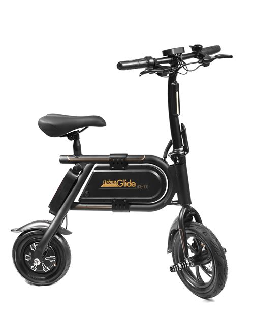 Trottinette électrique UrbanGlide Bike 140 – Adulte – Noire Avec Selle – 350W