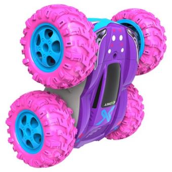 Silverlit Exost Cross 360 – Voiture Télécommandée Tout-terrain, Conduite 2 Faces, 12 Km/h, Rouge – Dès 5 Ans