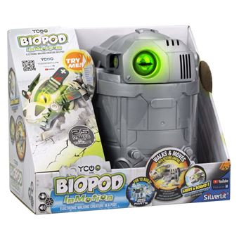 Robot Silverlit Méga Biopod dans sa capsule 22 cm Gris