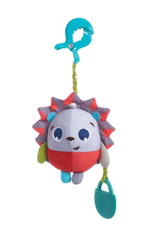 Jouet clipsable à vibration Tiny love Friends Marie le herisson Violet et rouge