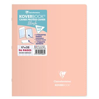 CLAIRFTN BLUSH CARNET 17X22 96P SY ASS