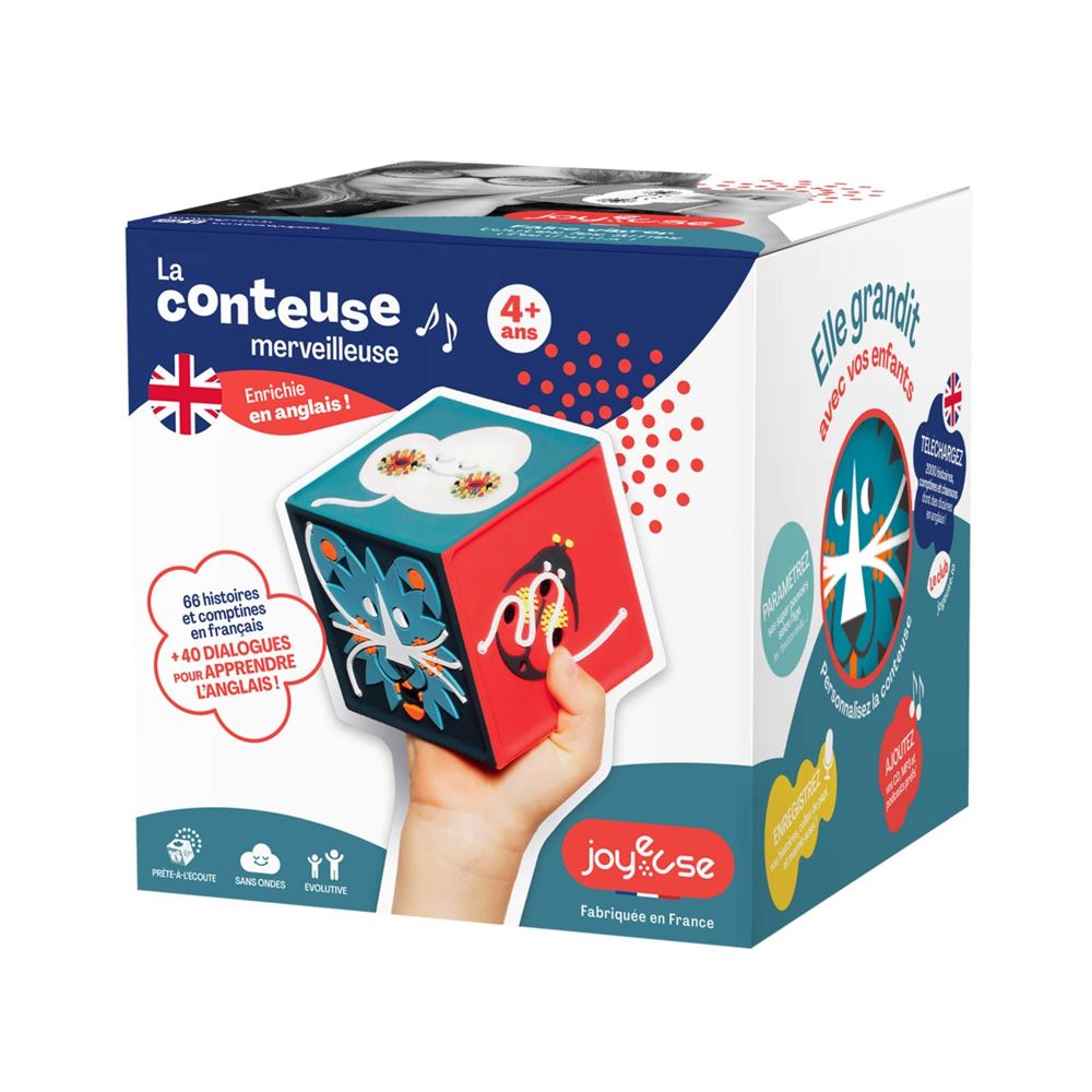 Joyeuse Ma Première Conteuse – Raccontastorie Francese Per Neonati, Senza Schermo, 50 Ninne Nanne E Filastrocche, Ricaricabile