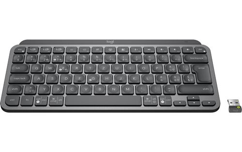 Logitech MX Keys Mini pour les entreprises Clavier rétroéclairé sans fil Bluetooth LE QWERTY Suisse
