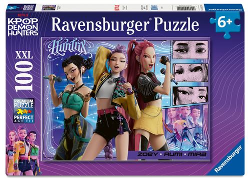 Puzzle 100 pièces Ravensburger Honmoon heureux K-Pop Demon Hunters