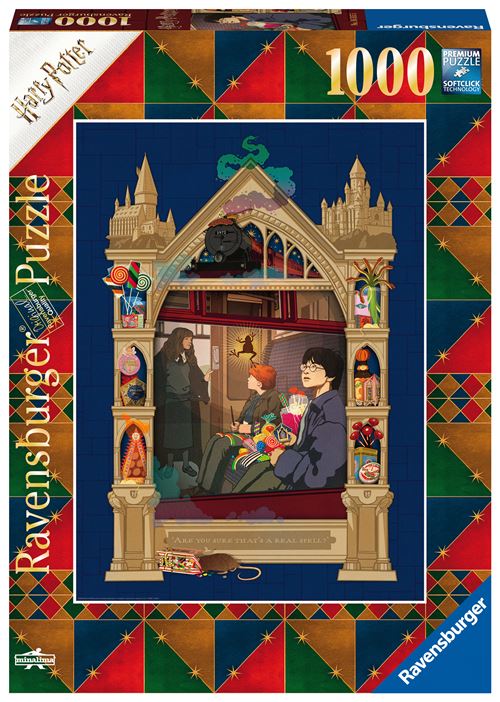 Puzzle 1000 pièces Ravensburger Harry Potter vers Poudlard