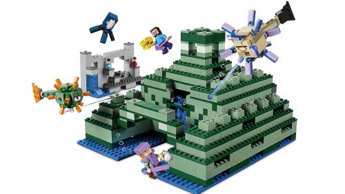 Lego Minecraft Le Monument Sous Marin Lego Achat Prix Fnac