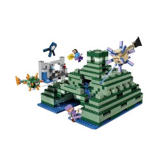 Lego Minecraft Le Monument Sous Marin Lego Achat Prix Fnac