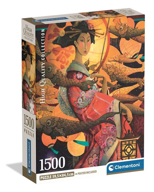 Puzzle compact 1500 pièces Clementoni Koinobori Dance