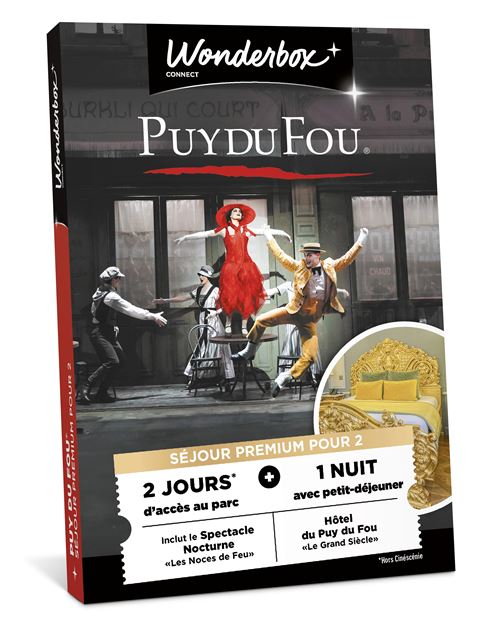 Coffret cadeau Tick’nBox Puy du Fou Séjour Prestige