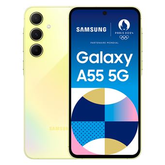Smartphone Samsung Galaxy A55 6,6" 5G Nano SIM 256 Go Lime