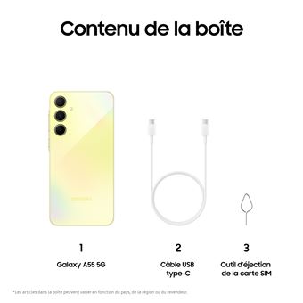 Smartphone Samsung Galaxy A55 6,6" 5G Nano SIM 256 Go Lime