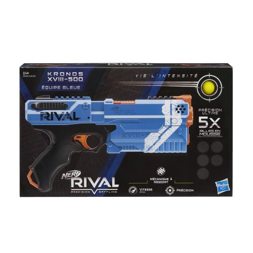 Jeux De Plage Hasbro Nerf Rival Kronos Bleu Xviii-500 Et Billes En Mousse Nerf Rival Officielles