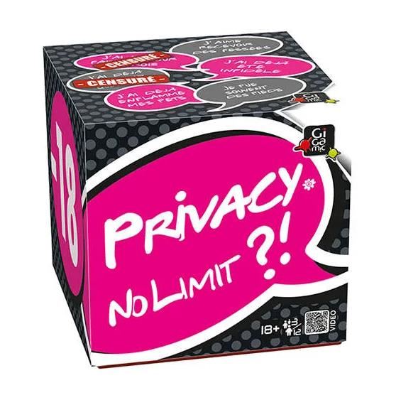 Jeu d'ambiance-Privacy no limit Gigamic : King Jouet, Jeux de société  Adultes Gigamic - Jeux de société