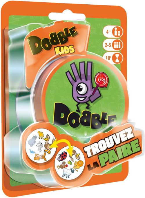 Jeu d'observation et de rapidité Asmodée Dobble Kids