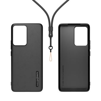 Coque arrière semi-rigide pour Xiaomi 13 Lite Made For Xiaomi + Tour de cou amovible Noir