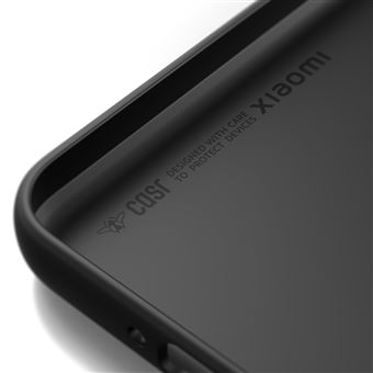 Coque arrière semi-rigide pour Xiaomi 13 Lite Made For Xiaomi + Tour de cou amovible Noir